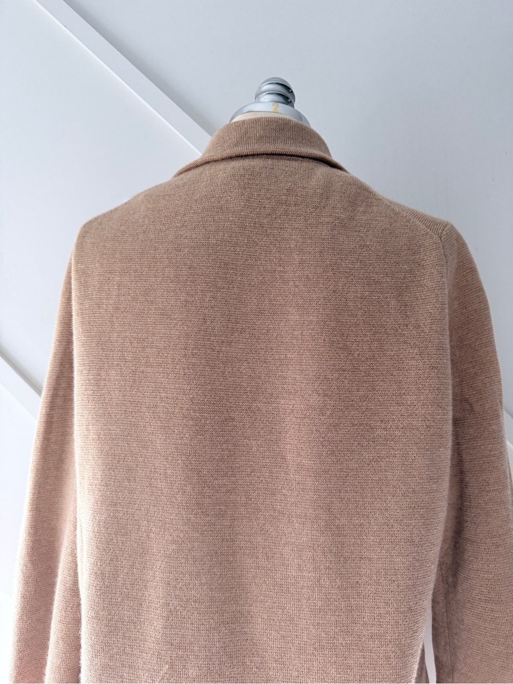 J.Crew Sophie Open Front Sweater Blazer Cardigan XS Camel Wool - Picture 10 of 14